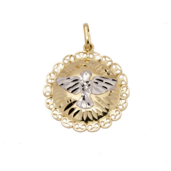 Pingente Divino Espirito Santo em Ouro 18 Kilates - 23985